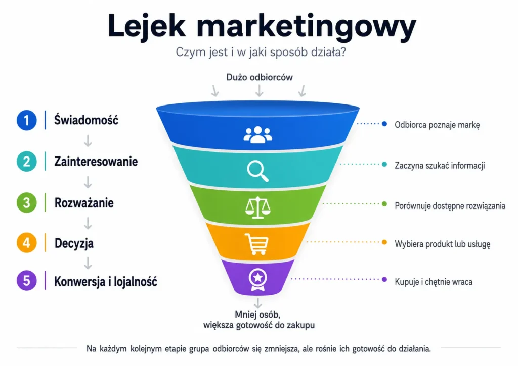 Lejek marketingowy - Grafik
